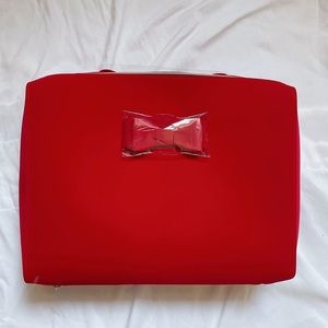 Very Large Estée Lauder Velvet Makeup Cosmetic Bag Suitcase